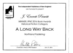 Independent Publishers of New England Award