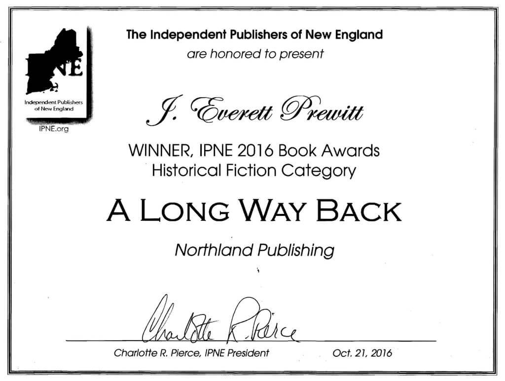 Independent Publishers of New England Award